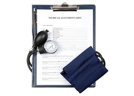 Assurance et questionnaire médical